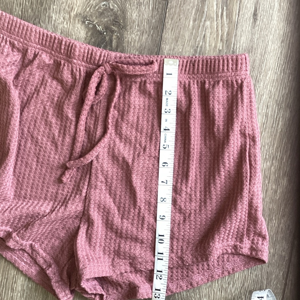 SHEIN Ribbed Mauve Pajama Set - Picture 6 of 6